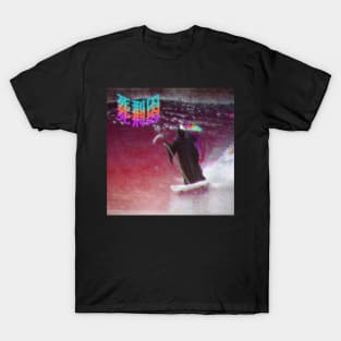 Death surfing wave T-Shirt